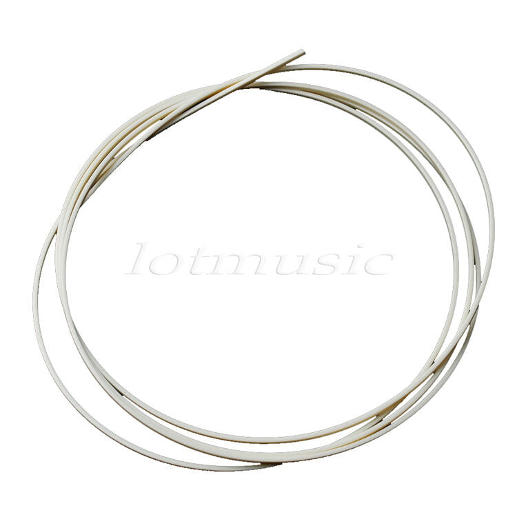 White ABS Purfling Binding Strip For Guitar Parts Body Project 1650 x 2 x 1.5mm