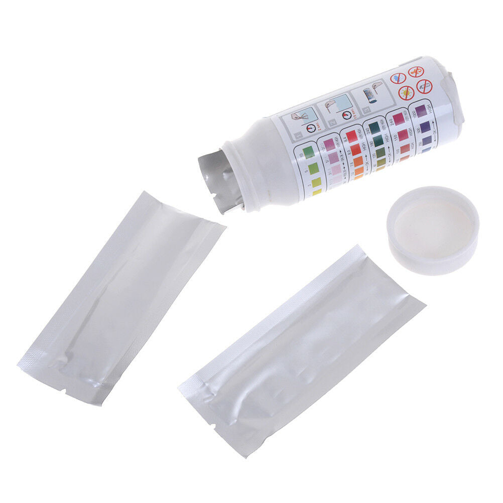 6 in1 swimming pool PH chlorine spa bromine acid test strip cyanuric alkalini Re