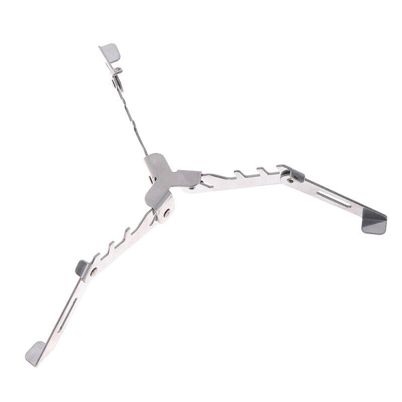 Stainless Steel Camping Gas Tank Stove Holder Folding Tripod Bracket BottleBDDD