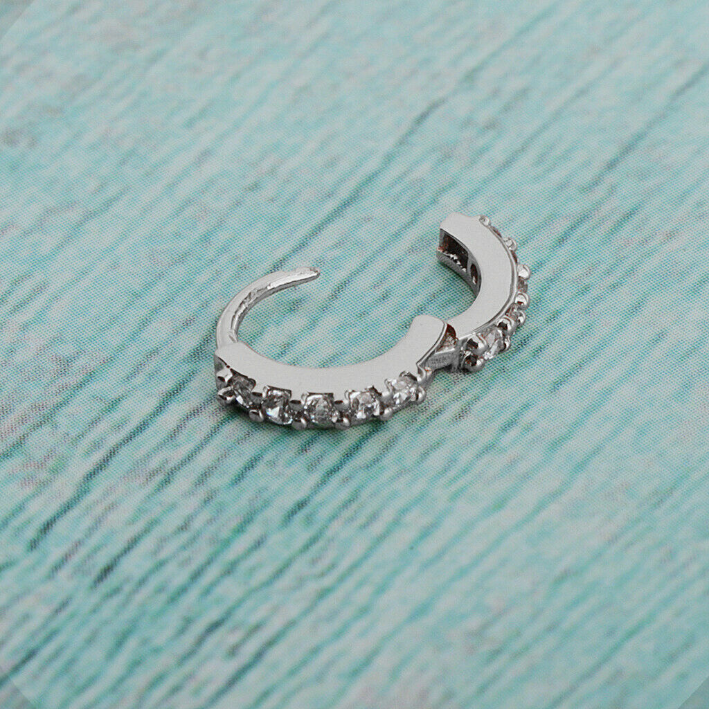 3 Pieces Huggie Hoop Earrings Cubic Zirconia Lobes Pierced Ear Studs Jewelry