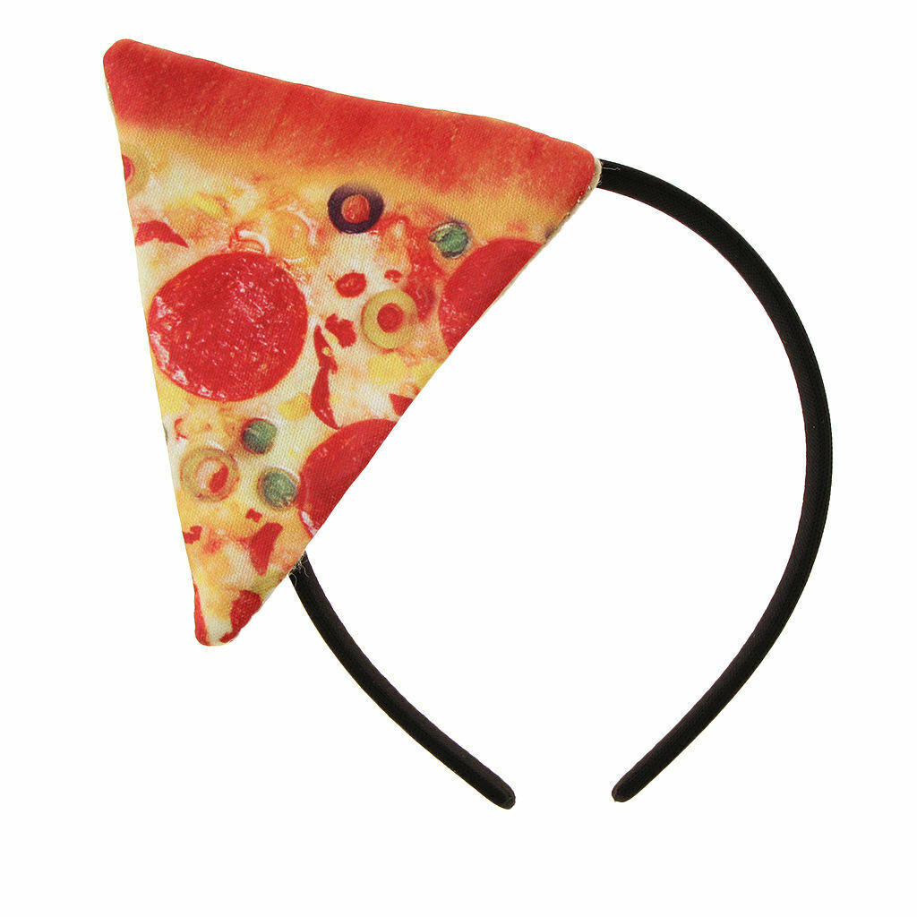 Pizza Headband Women Girls Halloween Fancy Dress Party Costume Hairband Gift