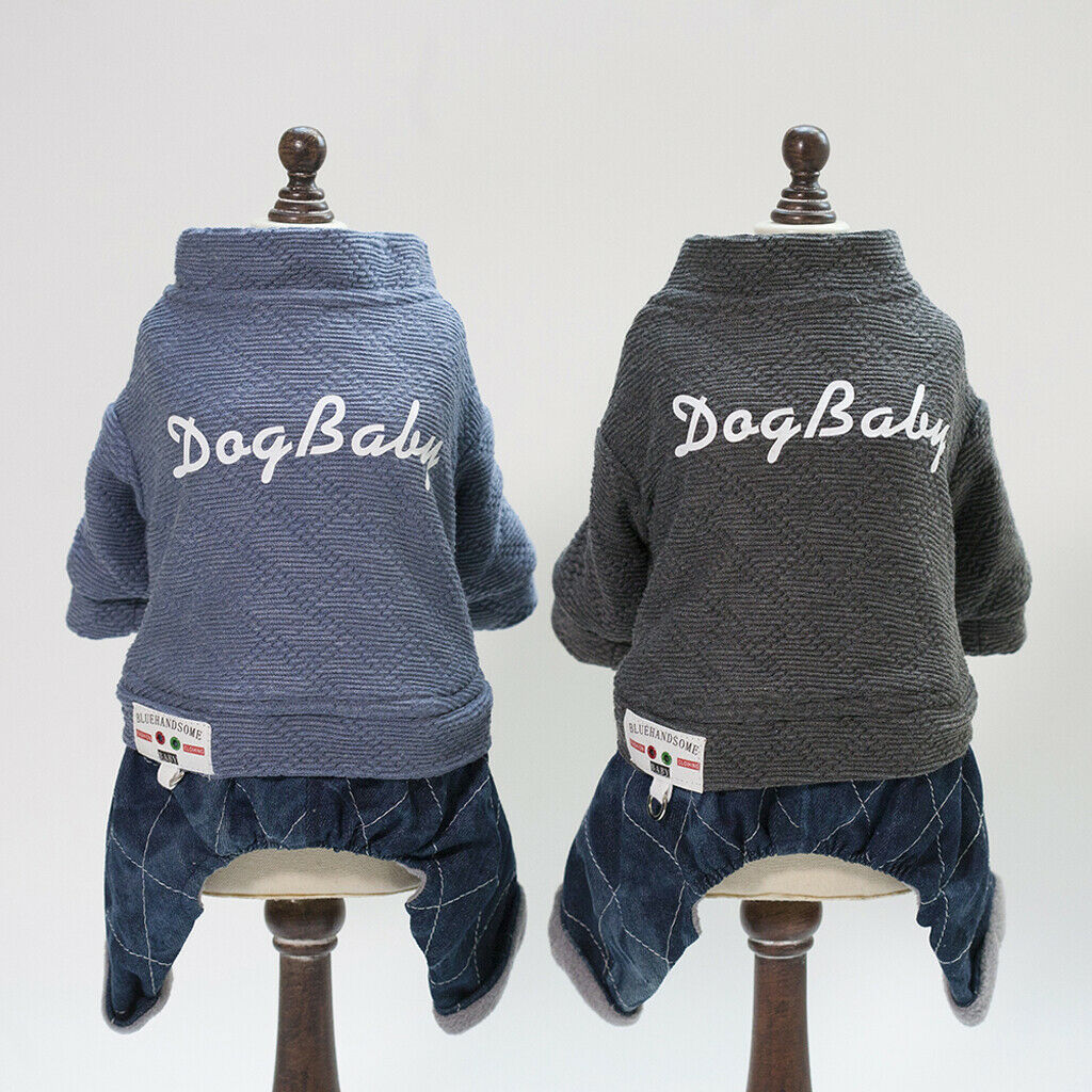 Dog Coat Cold Weather Warm Jacket for Small Medium Large Dog Light Blue S