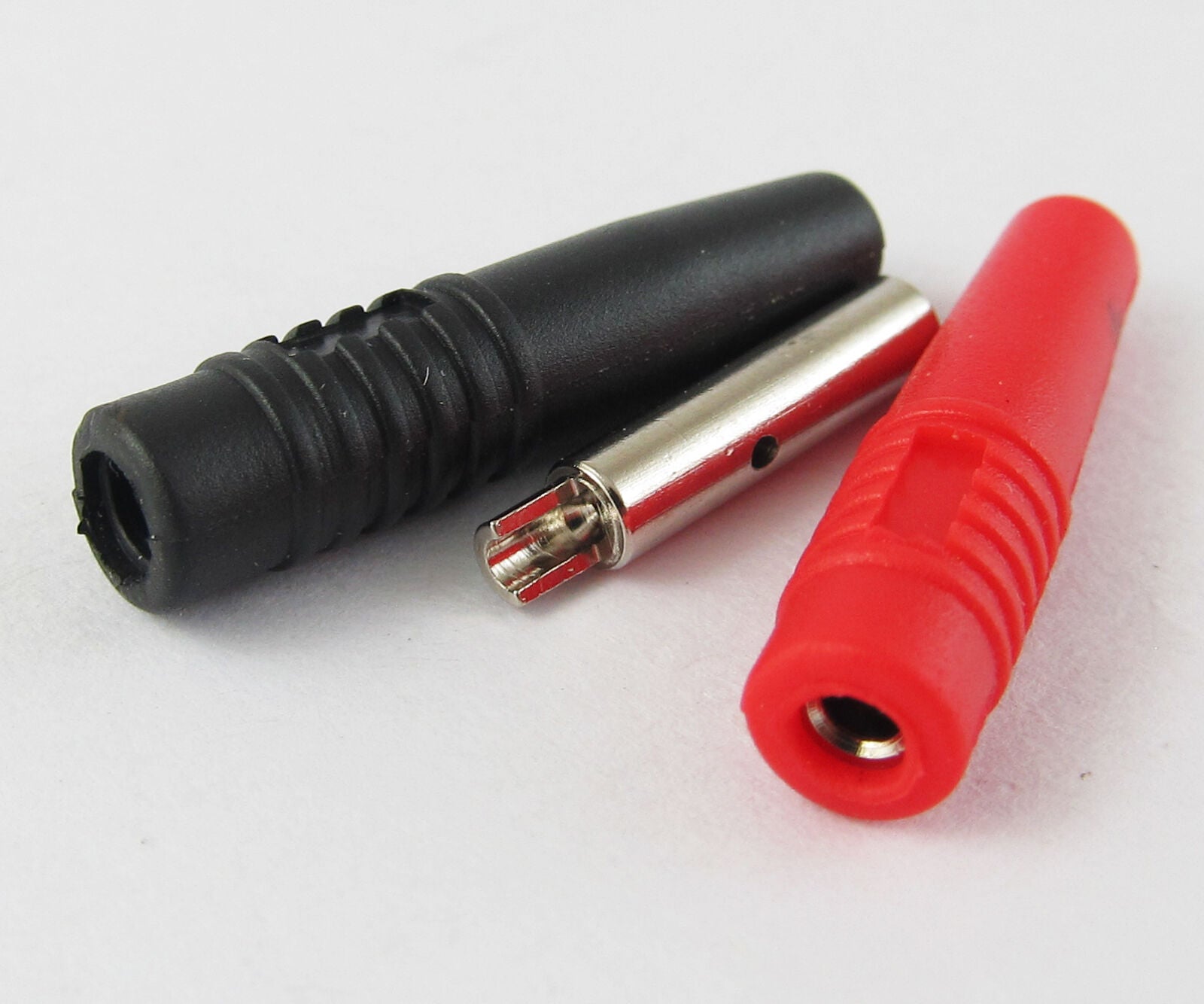 2pcs 2mm Copper Banana Jack Socket Solder Type Test Connectors Adapter 2 colors