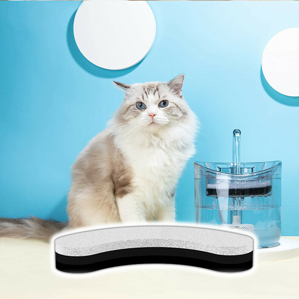 Cat Water Fountain Replacement Filter Element Activated For Pet Drinking Bowl^US