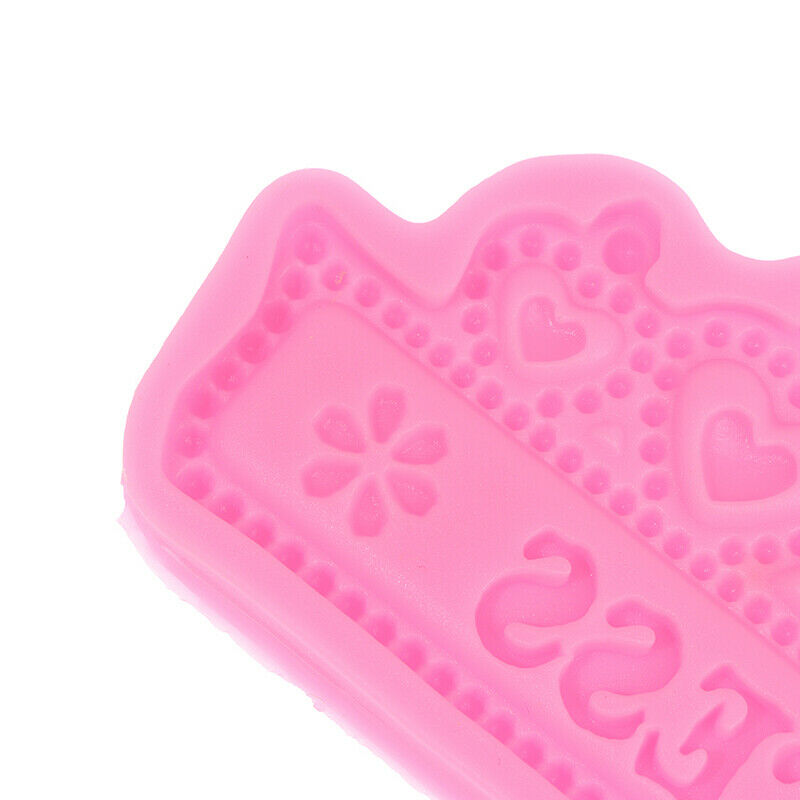DIY Princess Crown Silicone Cake Mold for Chocolate Jelly Baking Mould To.l8