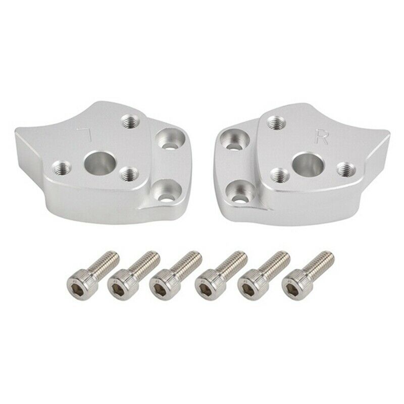 25mm Motorcycle Handlebar Risers Height Up Adapters Clamp for Yamaha FJR1300S7V9