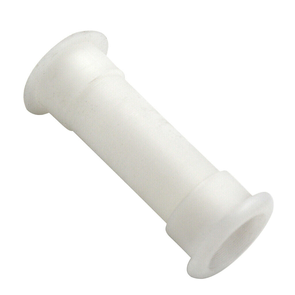 2 Pieces 3/4inch White Transom Drain Tube Thru-Hull Connection Connector Up to 2