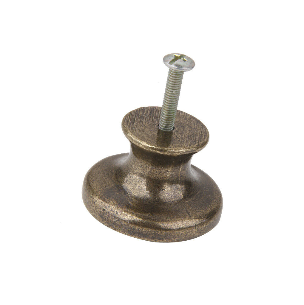 Brass Wardrobe Cabinet Pull Knob Zinc Alloy Furniture Hardware 36mm Dia 02 Decor