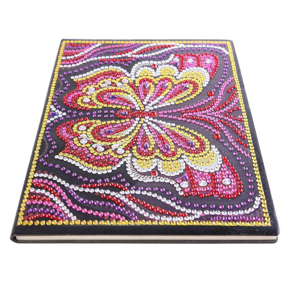 DIY Butterfly Special Shaped Diamond Painting 50 Pages A5 Sketchbook Gifts @