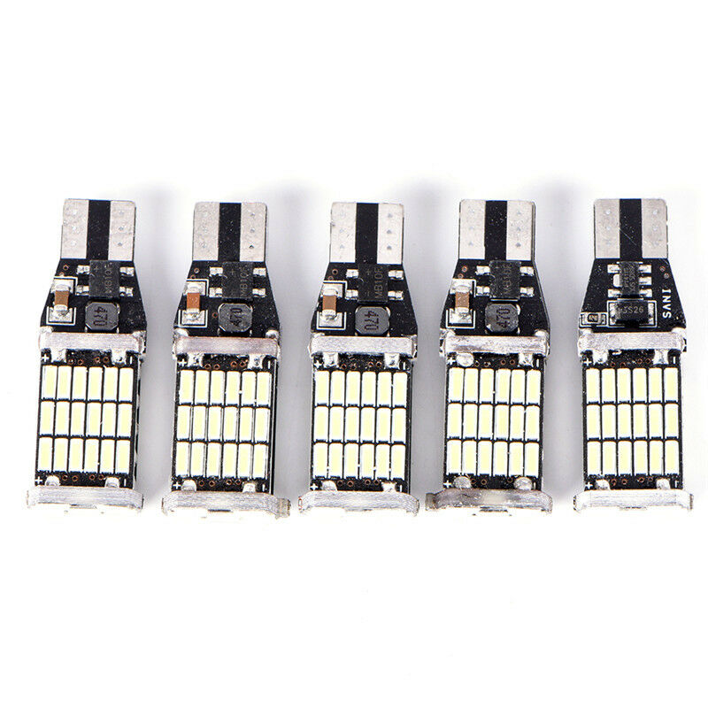 T15 W16W 45 SMD 4014 Error Free LED Car Reverse Back Light Bulbs 60 lxPTUKT S Qx