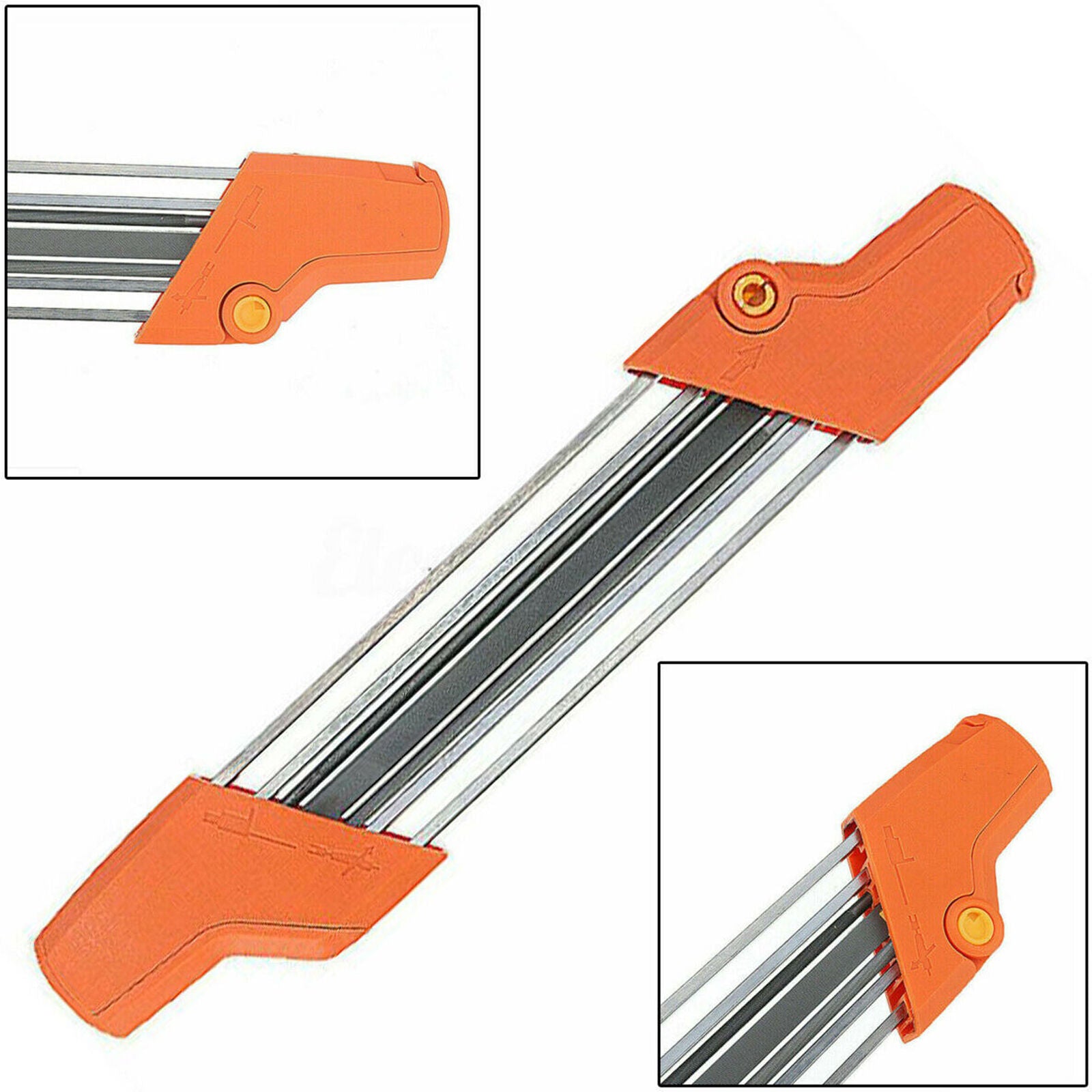 For 56057504303 2IN1 Chainsaw Chain Quick Sharpener Metal File 3/8" 4.0mm