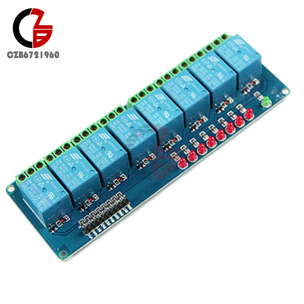 5V Eight Ch 8 Channel Relay Module for Arduino PIC ARM DSP AVR Electronic