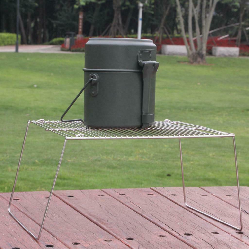 Portable Mini Charcoal Barbeque Grill Stainless Steel for Outdoor Picnic BBQ