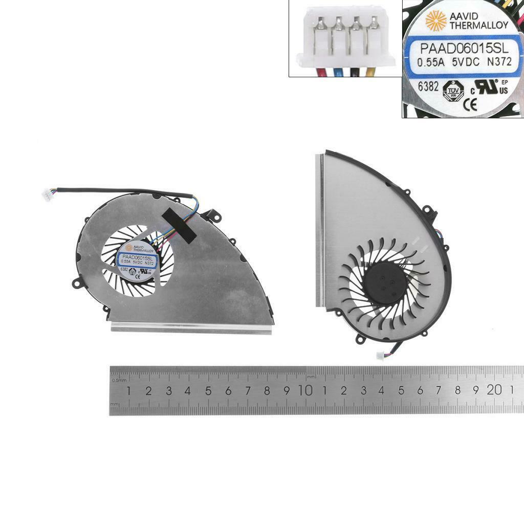 Replacement New Laptop GPU Cooling Fan for MSI GE72VR /GP72VR/ GP72MVR 4-Wire