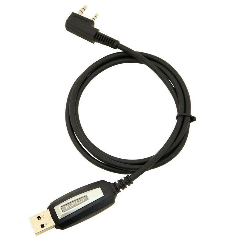 2Pin USB Programing Cable Program + Software CD for Baofeng UV-5R BF-888S Radio