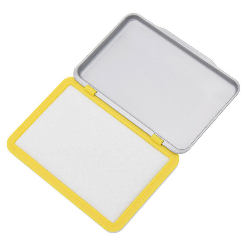 Blank No Color Empty Stamp Ink Pad Stationery Office Supplies for Wax Seals