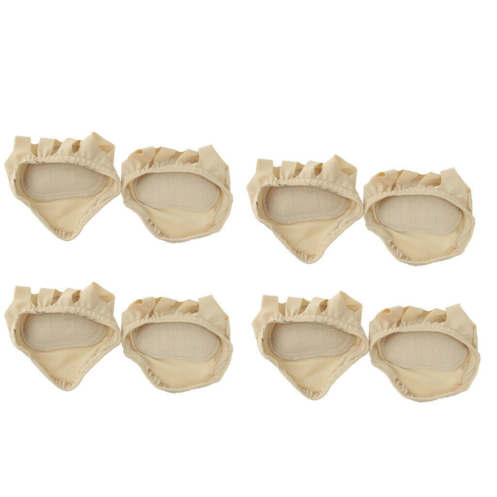 4 Pairs of Forefoot Metatarsal Pain Relief Cushion Ball of Foot Pads