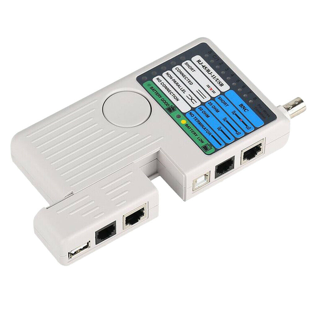 Multi Function 4in1 Cable Tester Meter LAN Cable Cat5 Cat6 Wire Tester