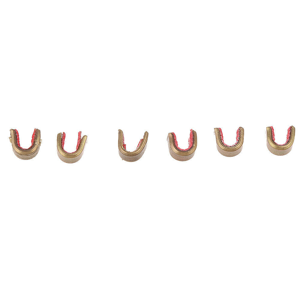 6 Pack Nock Points Bow String Buckle Clip for Compound and Recurve Bow