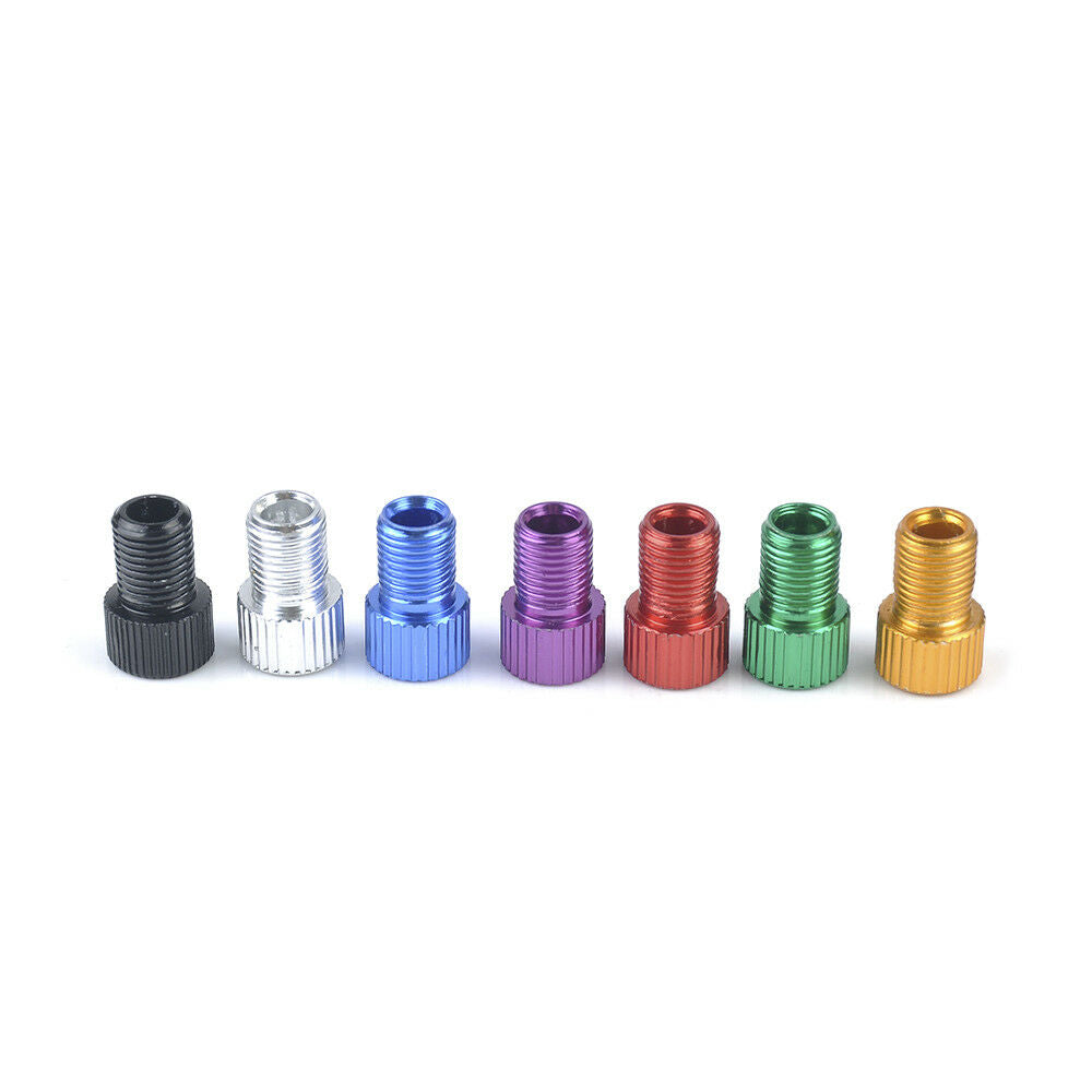 5 PCS Presta to Schrader Valve Adapter Converter Bike Cycle Bicycle Pump Tools