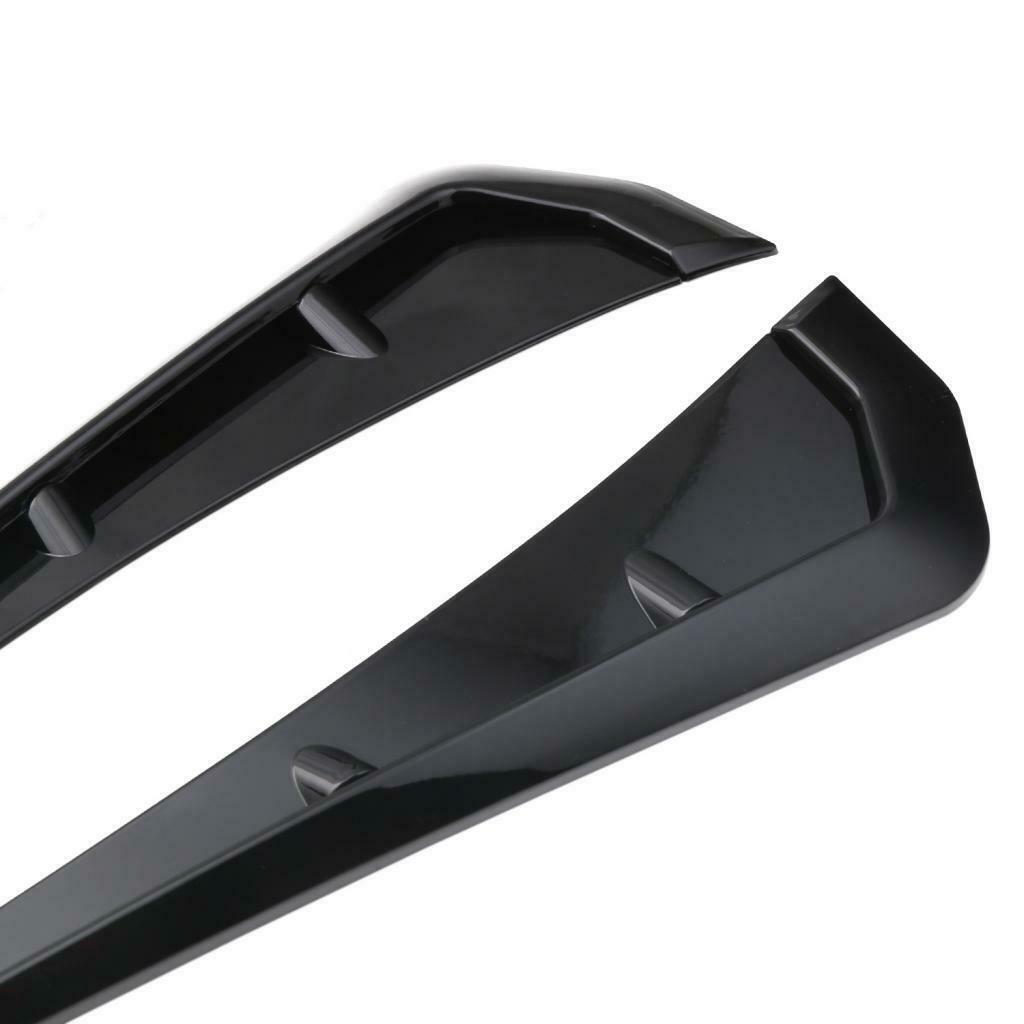 For 2016-20  Civic Glossy Black ABS Side  Vent Air Wing Cover Trim