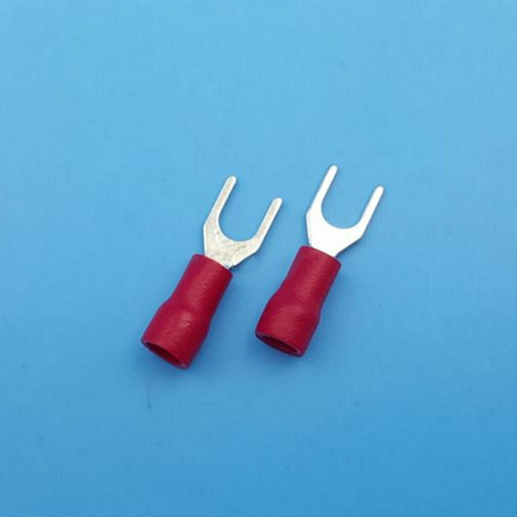 200 Pieces 22-16AWG 16-14AWG Insulated Spade Crimp Terminals Cable Connectors
