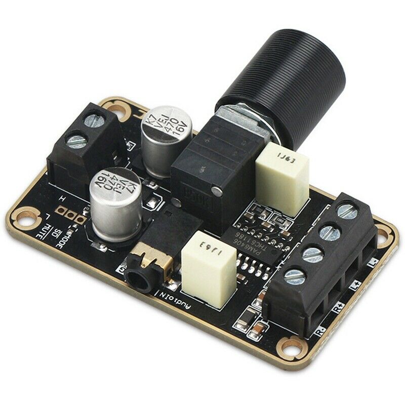 Audio Amplifier Board, Pam8406 Digital Power Amplifier Board 5W+5W Immersion GI2