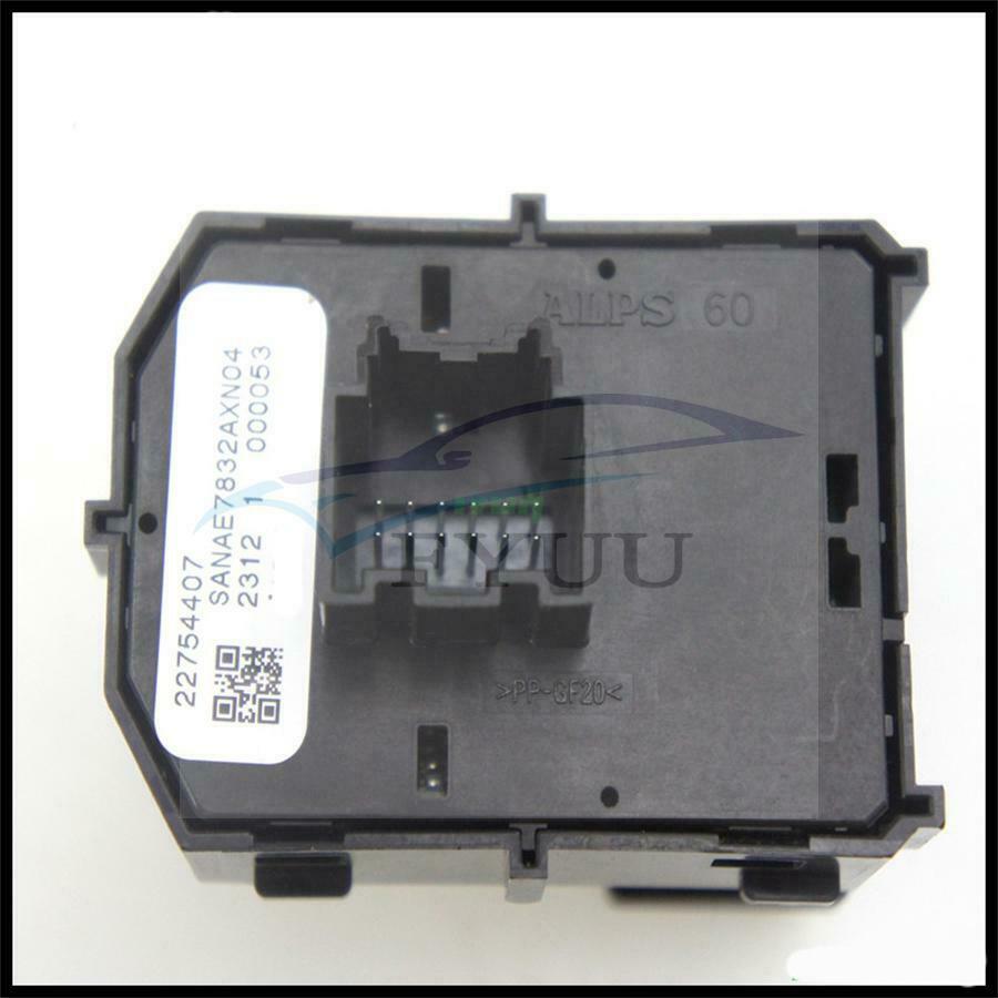 Rear View Power Mirror Folding Switch for 14-20 Silverado Sierra Suburban Tahoe