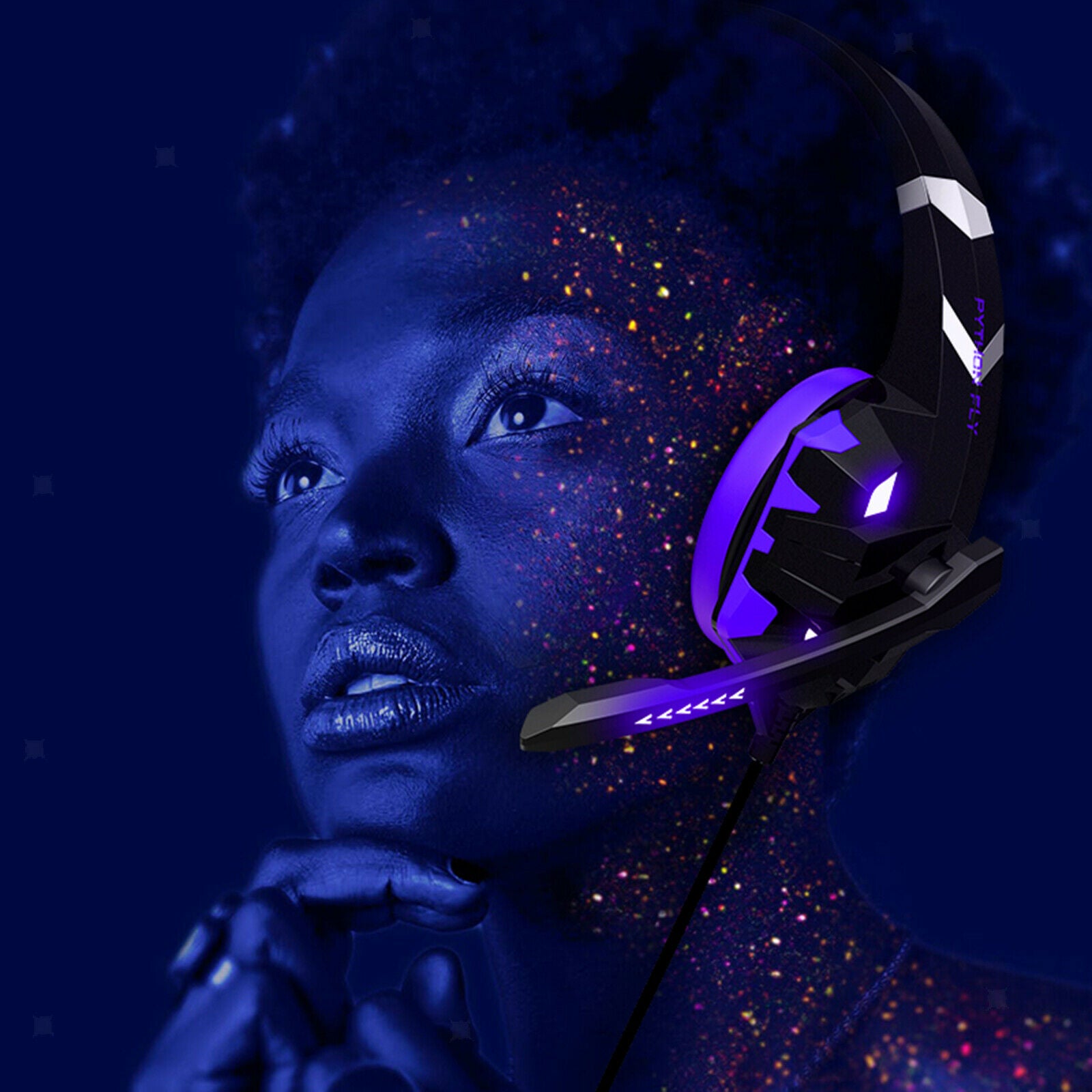 Wired Gaming Headset Over Ear Earphone with 120 degree Mic for Xbox One