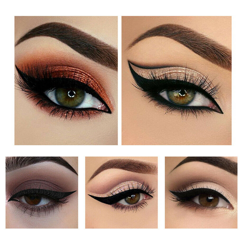 Felt Tip Black Liquid Eyeliner Long Lasting Non Smudge Cat Eyes Definer Pen