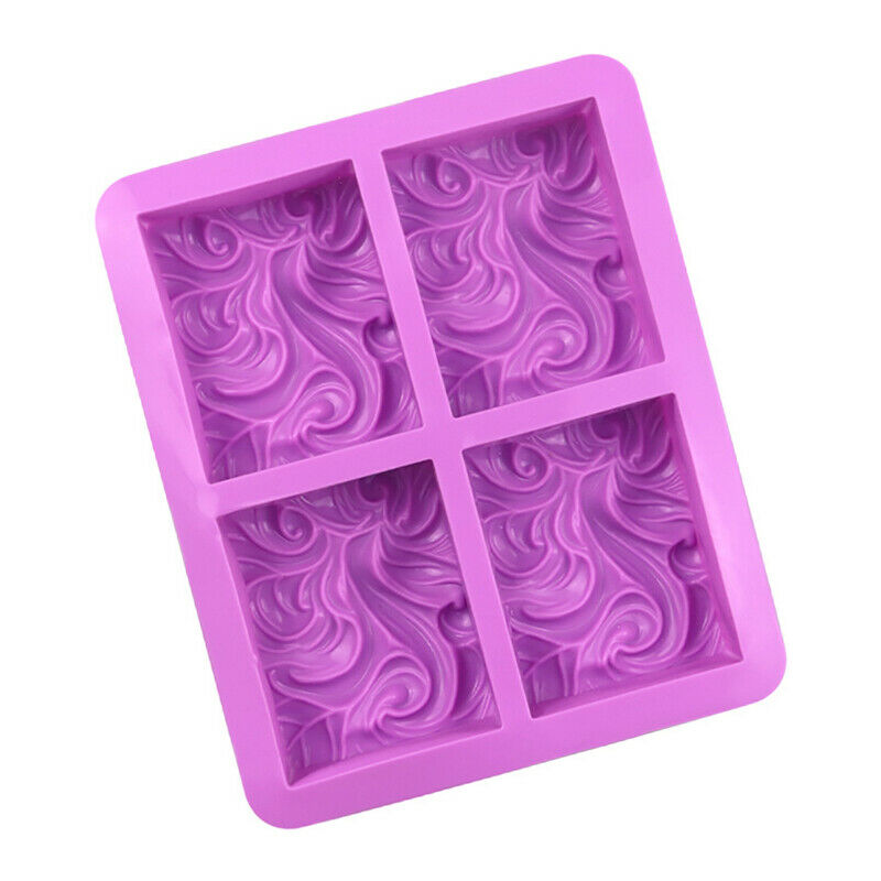 wavy flower silicone handmade soap mold mold DIY plaster mold oil soap mold