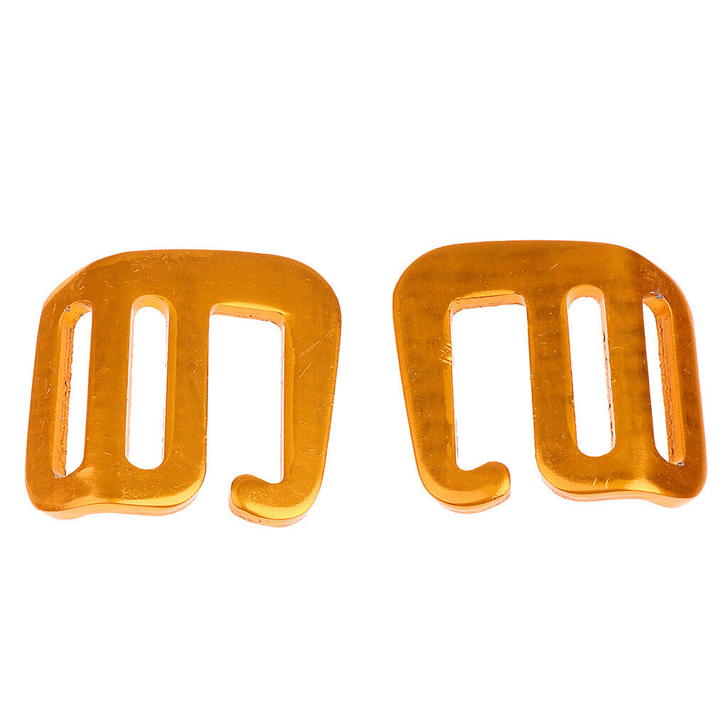 16PCS Webbing Strap Buckles G Hook Fasten Belt Clips Backpack Hardware