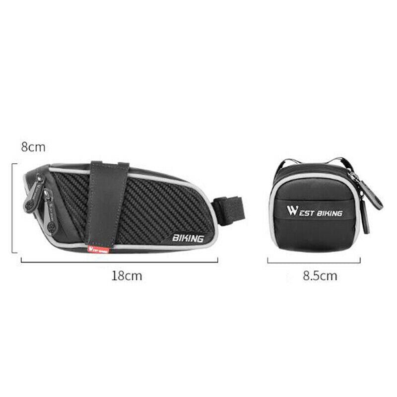 Waterproof Mountain Road Cycling Saddle Bag Bicycle Bike Under SeatBDAU