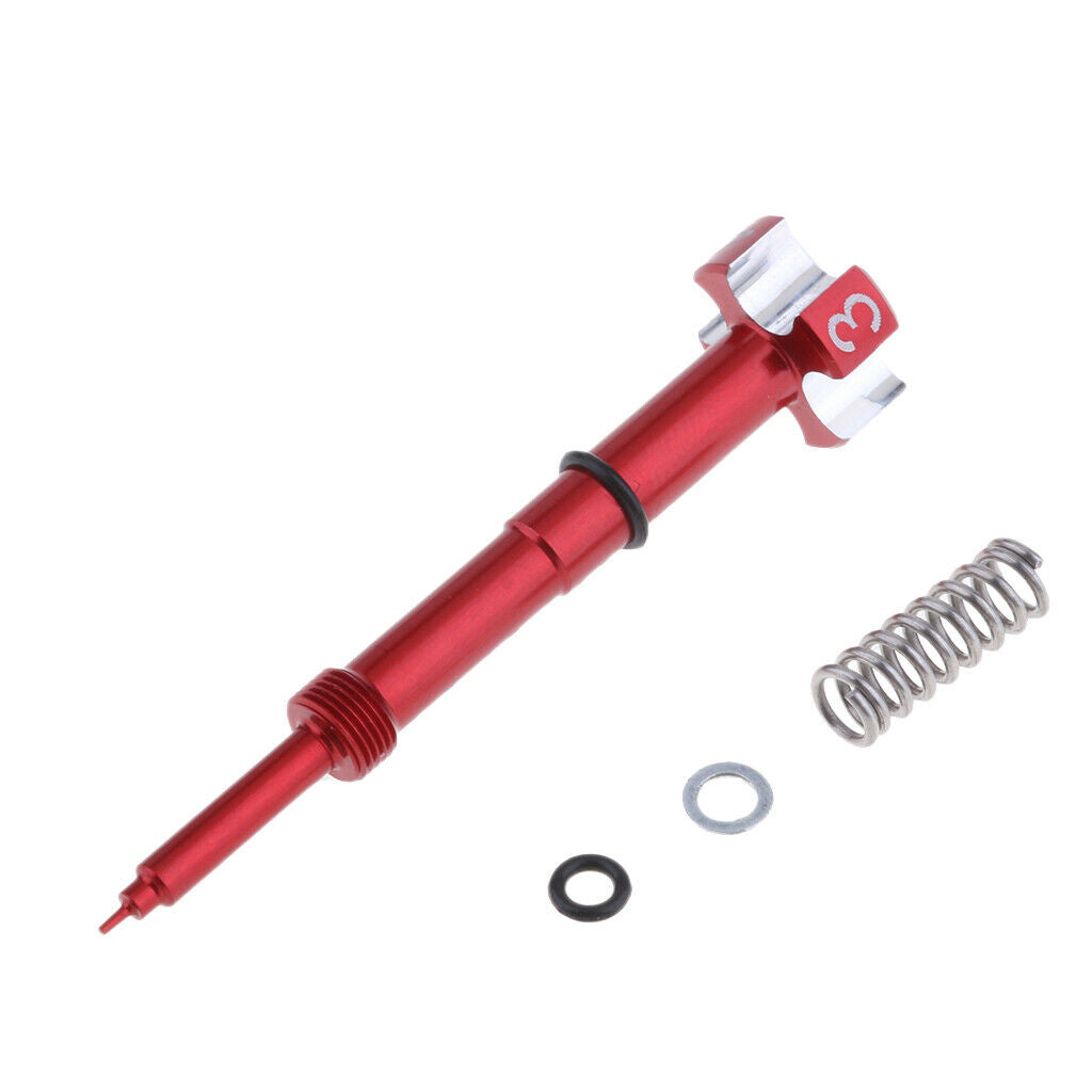 2 Sets of Fuel Mixture Screw Red And Blue Fuel Adjusting Screw Carburetor, for