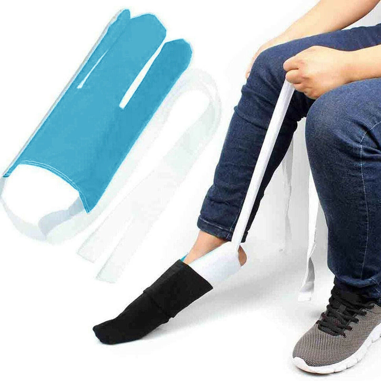 Sock Aid Kit Slider for Putting On Socks Men Women Without Bending Elderly