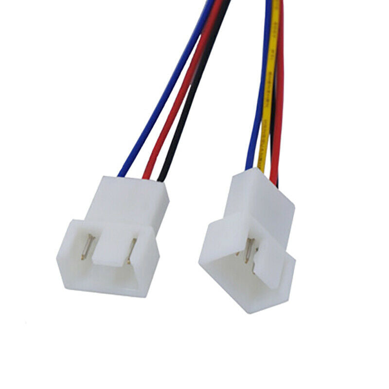 Fan Power Cable 12cm PH2.0 Small 4Pin to Double 3Pin/4Pin PVC Fan Cable P.l8