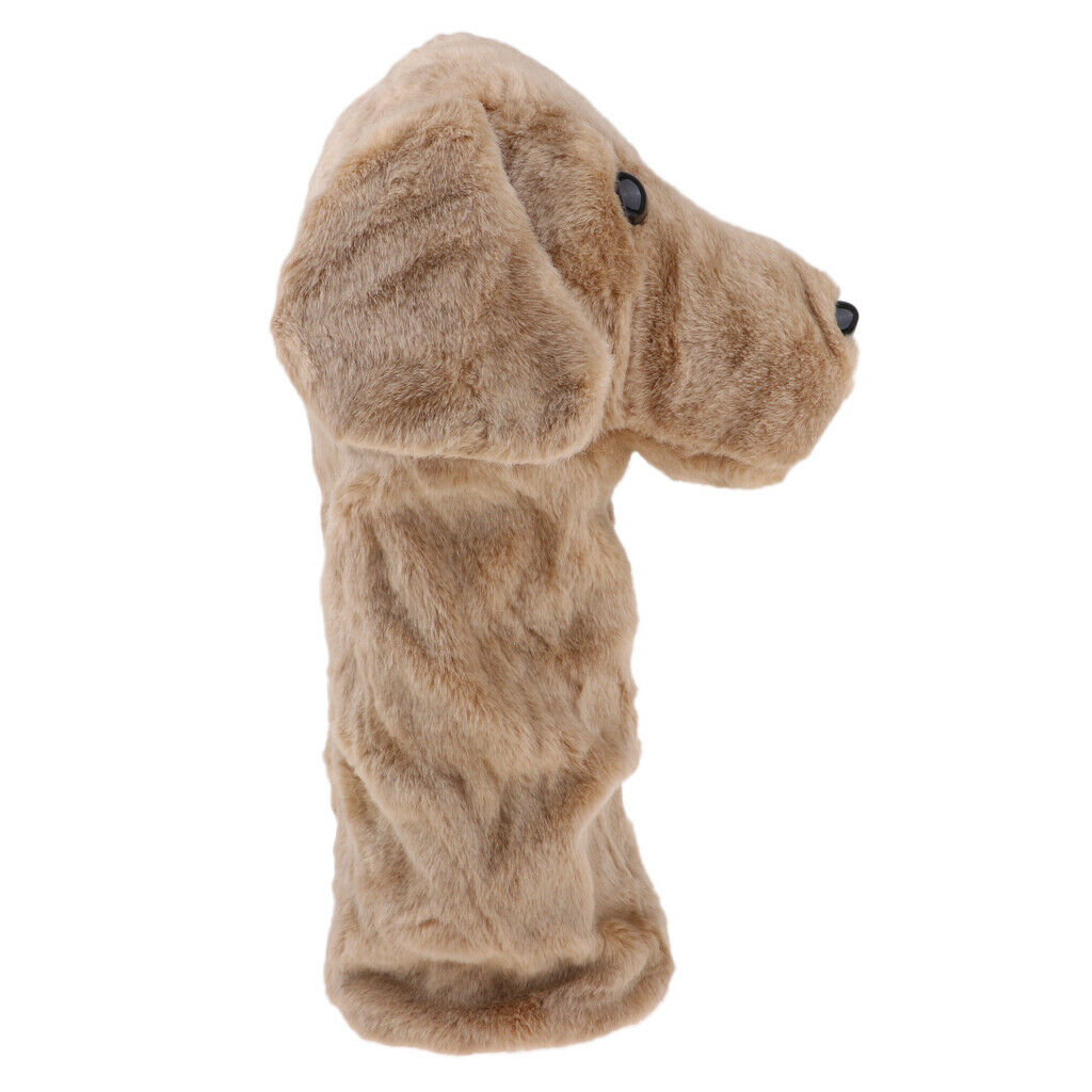 Brown Dog Animal Sport Golf Headcover Wood Driver Head Cover Christmas Gift