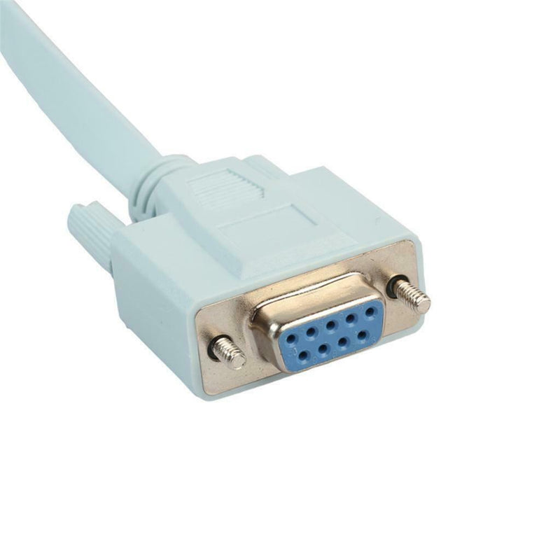 9 Pin 9 Pin DB9 Socket with Serial RS232 Socket on  Ethernet LAN