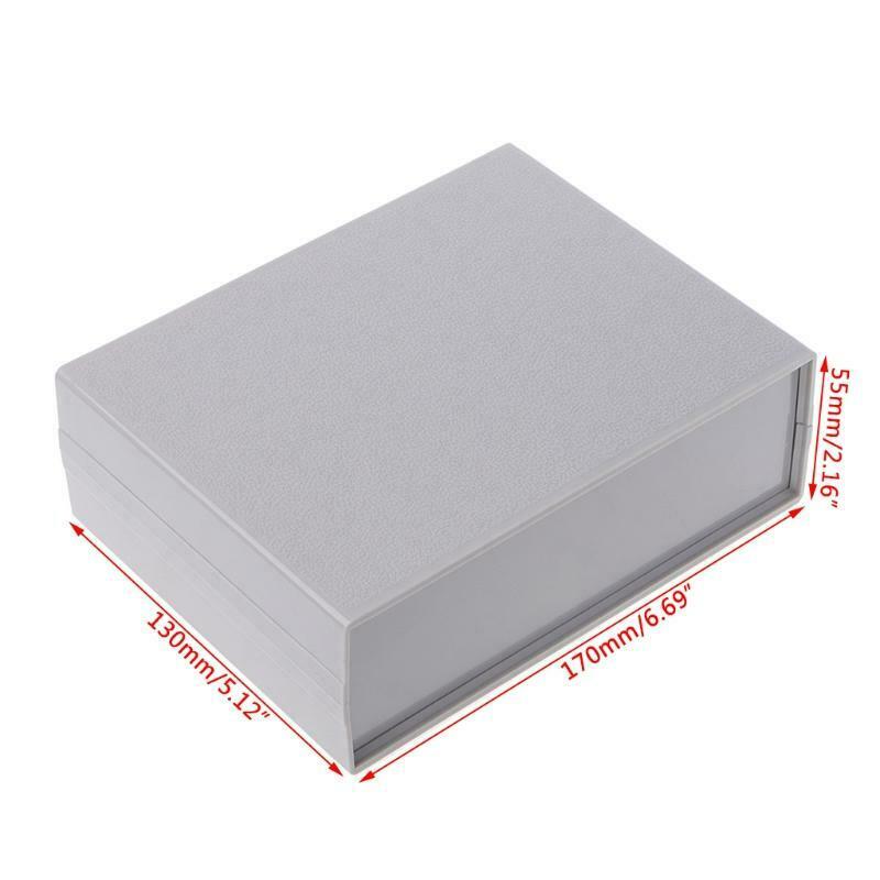 Plastic Electronic Project Box Enclosure Instrument Shell Case DIY 130x170x55MM