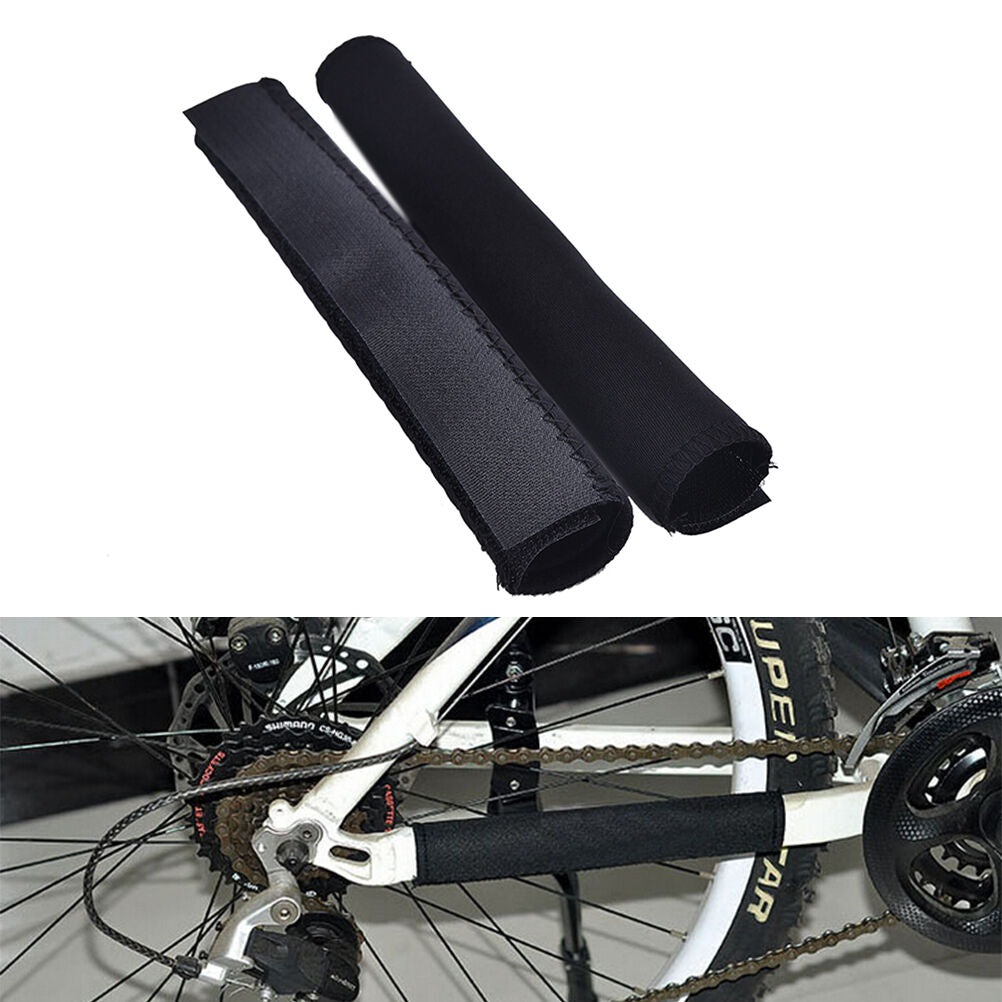 2X Cycling Bicycle Bike Frame Chain stay Protector Guard Nylon Pad Cover W.l8