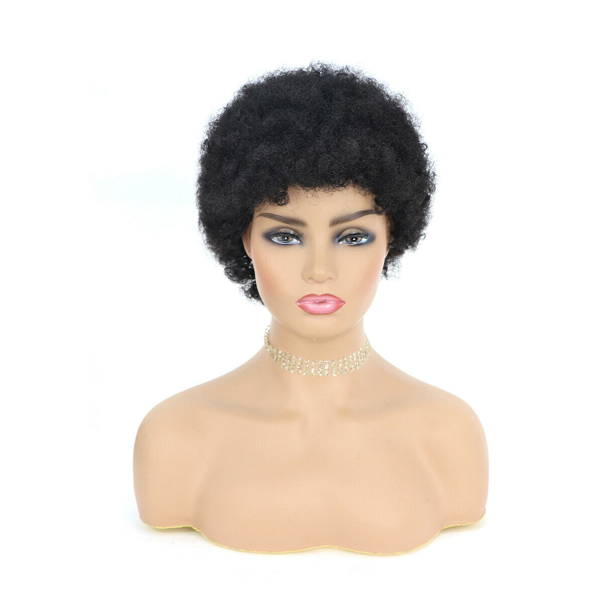 100% Human Hair Afro Kinky Curly Hair Wigs for Black Women African American Wigs