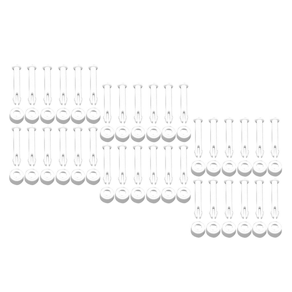 Replace 36x 2.36 "plastic Pool Connector Pins And Rubber Gasket for