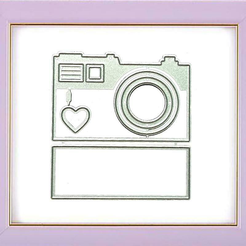 Camera Metal Cutting Dies Stencil DIY Scrapbooking Album Paper Card Template