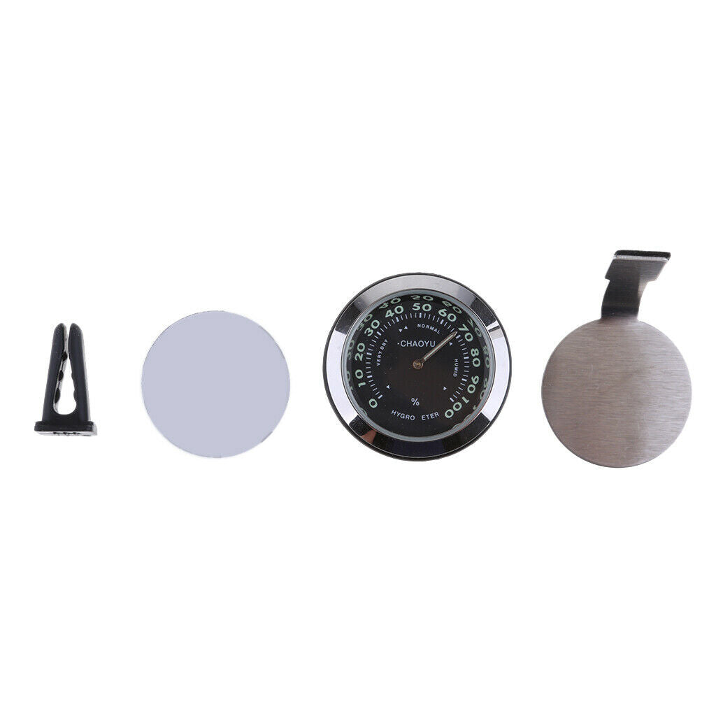 2Pack Clock Stylish Alarm Clock, with Metal Stand Ornament Clock Balck for Bike