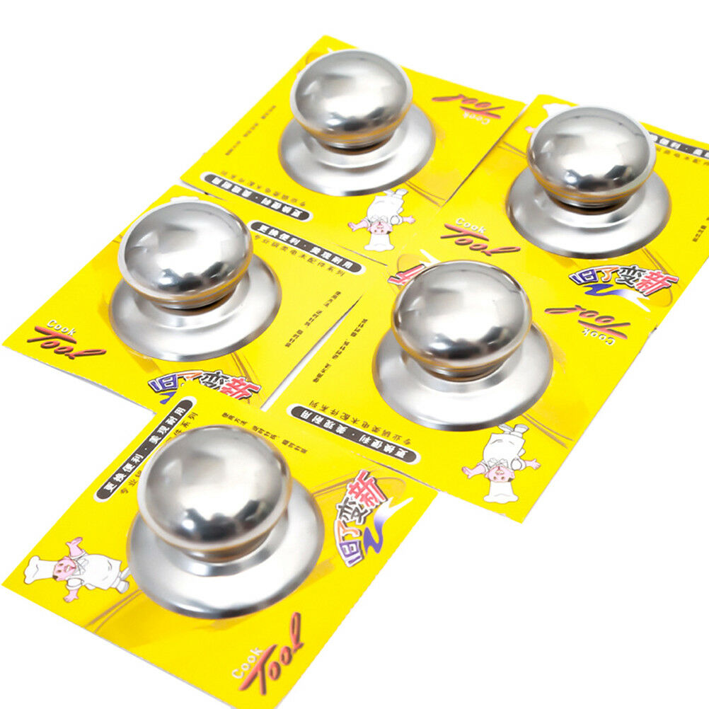 Stainless steel pan pot cover lid knob handle anti-scald kitchen tools best BDA