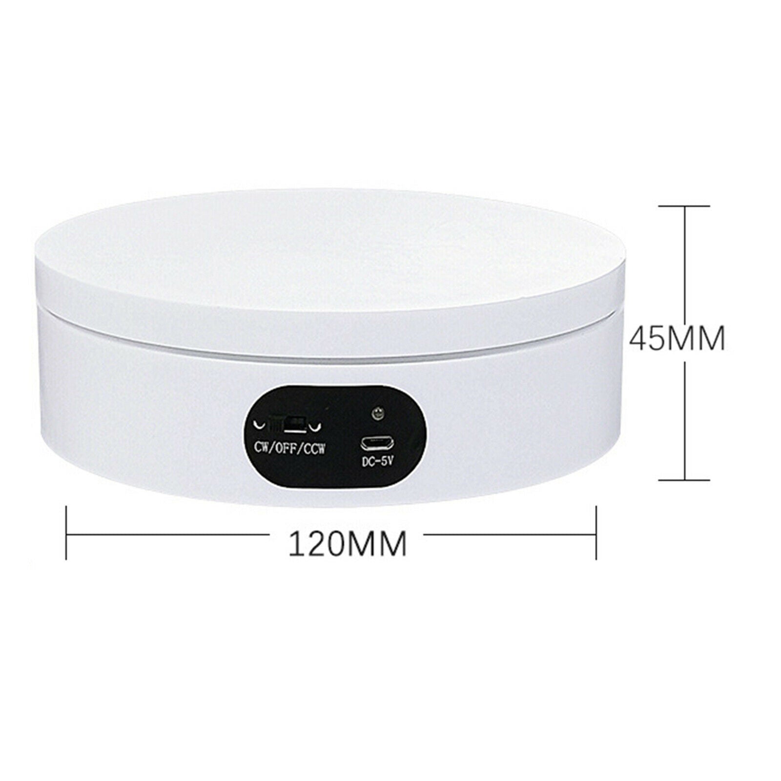 360 Degree Electric Rotating Display Turntable USB Charging Digital Products