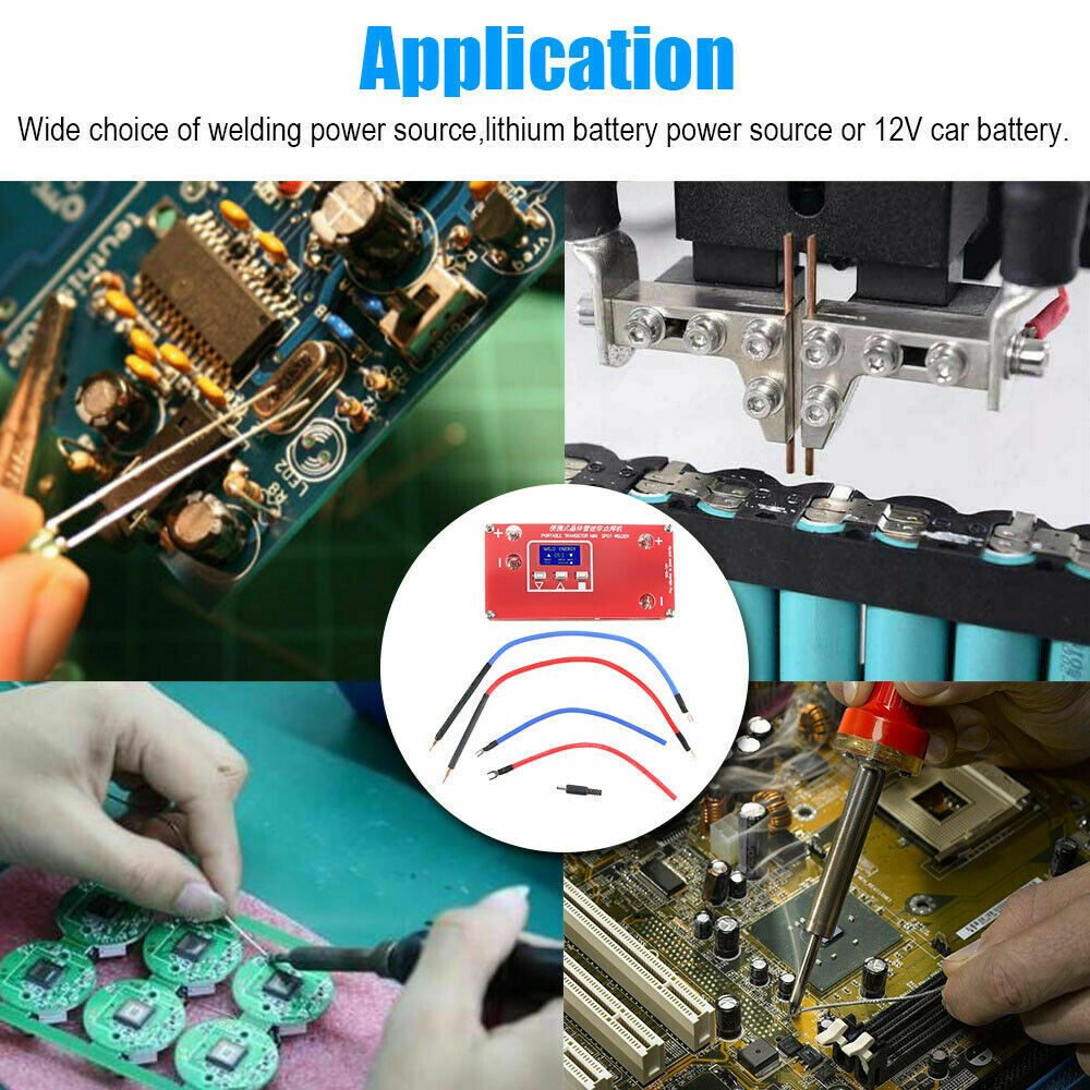Mini Spot Welder Machine 18650 Battery Welding Power Supply Nickel Sheet DIY