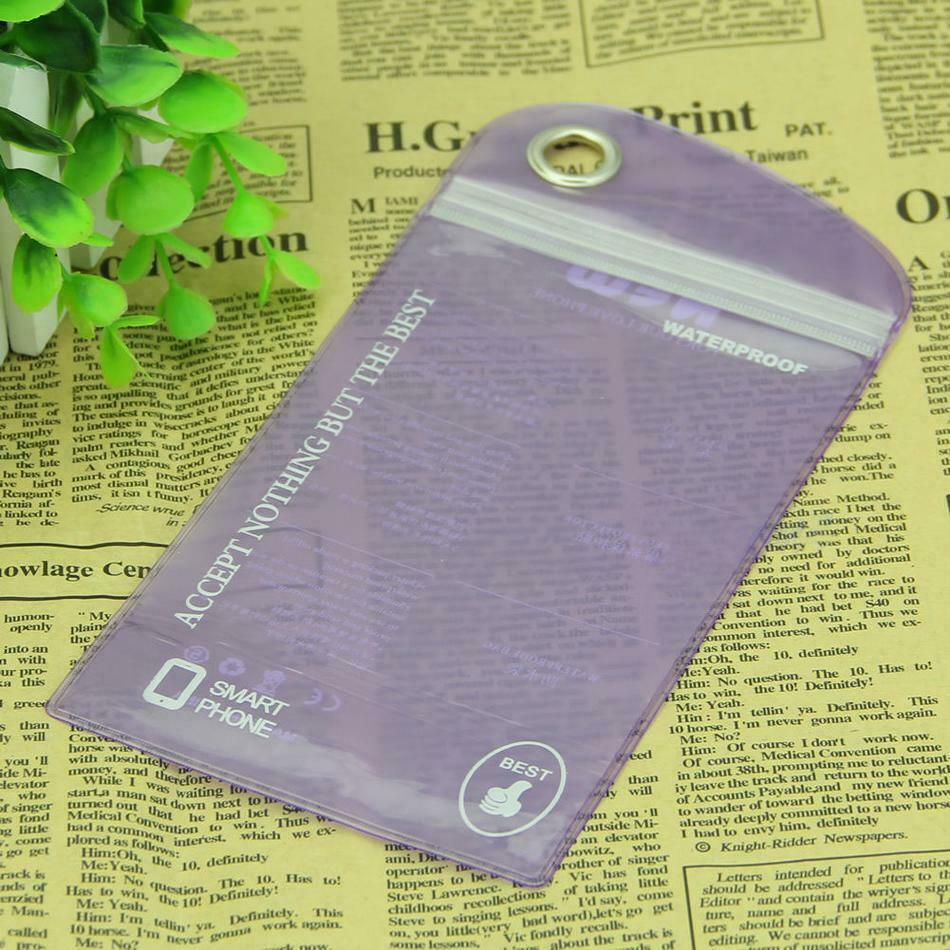New 1PC Waterproof Underwater Phone Pouch Bag Case Outdoor Swimming Camping