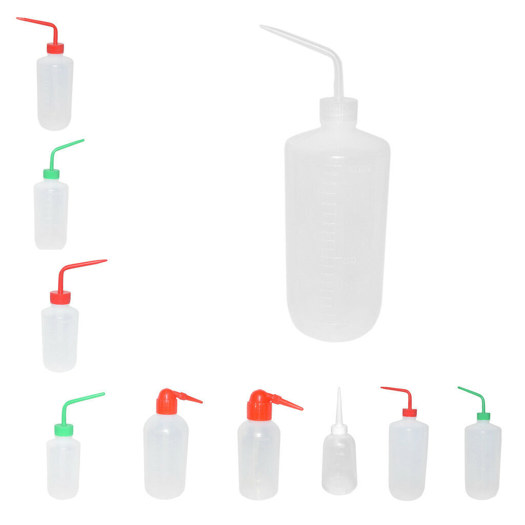 500ml Plastic Plant Flower Watering Squeeze Bottle w/ Straw Garden Tool Red