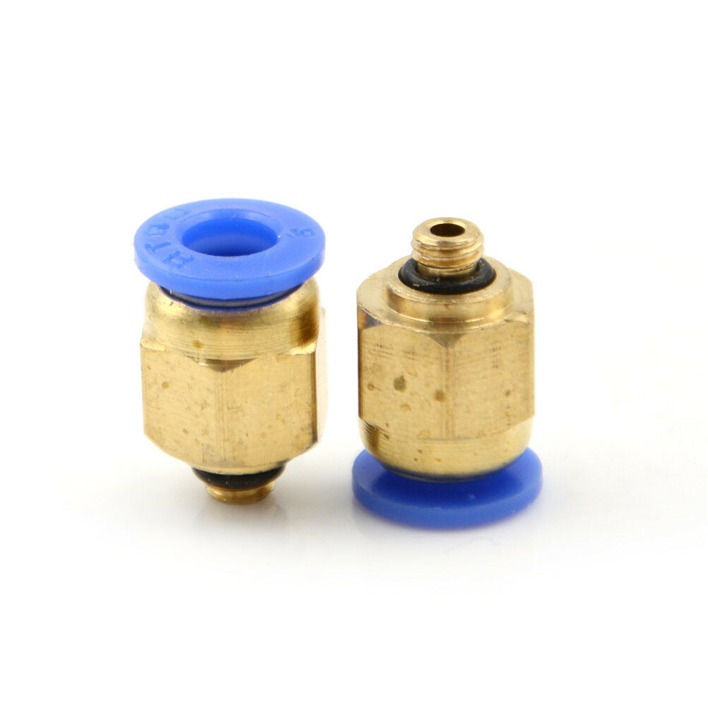 5PCS Male M5 - 6mm Straight Push in Fitting Pneumatic Push to Connect Air WF